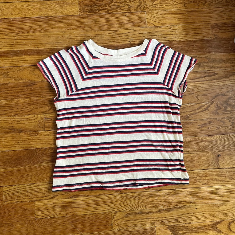 Madewell striped boxy tee